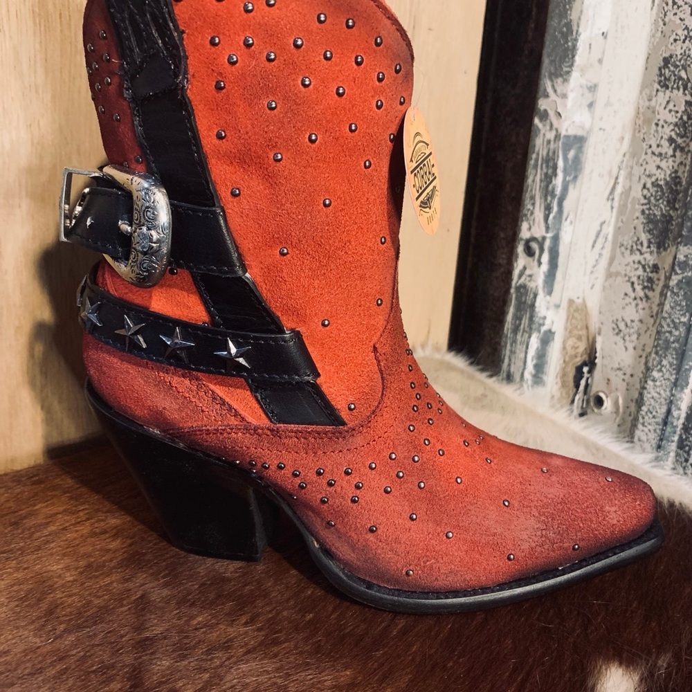 Corral Women's Red Suede Western Boots